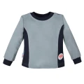 Baby boy set blue sweatshirt and navy pants