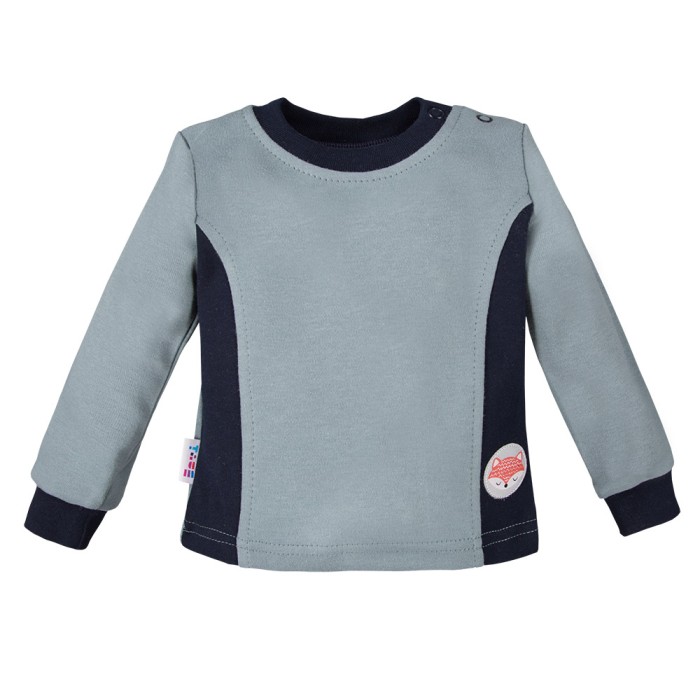 Baby boy set blue sweatshirt and navy pants