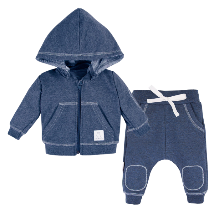 Navy kids tracksuit set