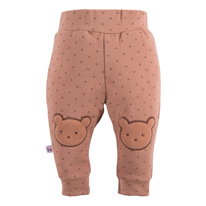 Beige polka dot sweatpants