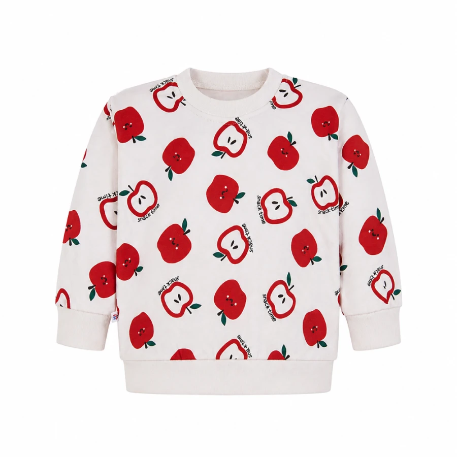 Kids' ecru sweatshirt