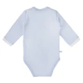 Baby set: bodysuit, sleepsuit and footed pants in blue