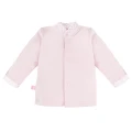 Baby set bodysuit, sleepsuit and jacket in pink