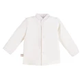 Baby set bodysuit, sleepsuit and jacket in ecru