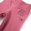 Girls' set with tunic featuring tulle frill and pink leggings