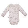 2-pack snap bodysuits blue and cloud print