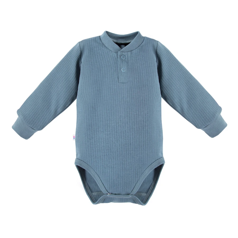 2-pack blue and cloud print bodysuits