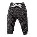 Wrap bodysuit and graphite polka dot pants set