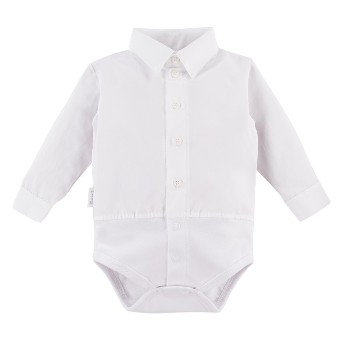 White shirt bodysuit and elegant grey pants set