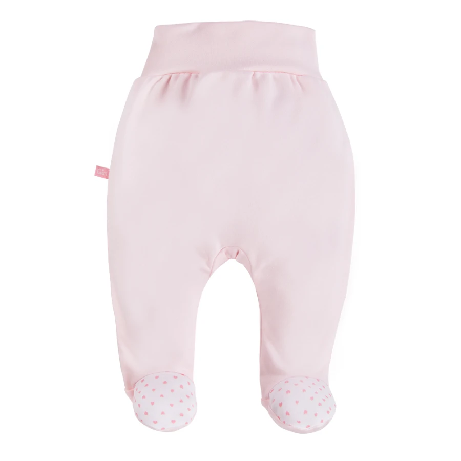Růžový set body, overal, polodupačky a čepičky