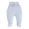 Kojenecký set body, overal, polodupačky a čepičky modré