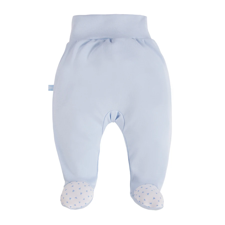 Kojenecký set body, overal, polodupačky a čepičky modré
