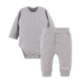 Grey ribbed body and leggings set