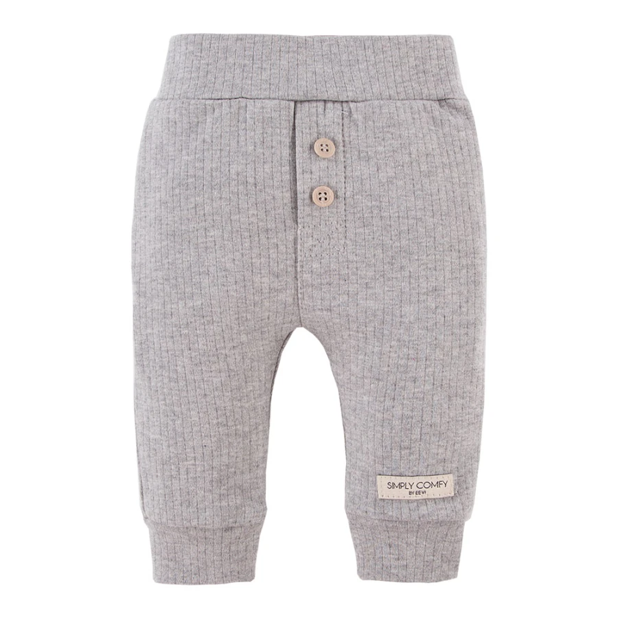 Grey ribbed body and leggings set