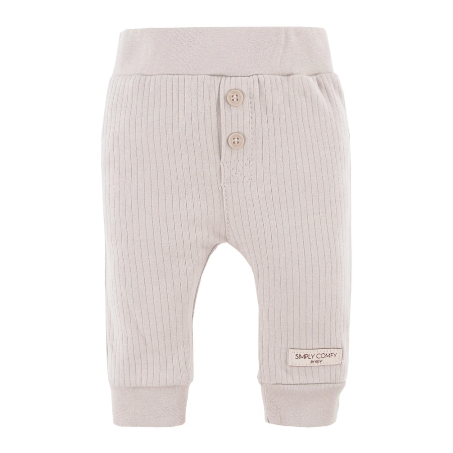 Beige ribbed bodysuit and leggings set