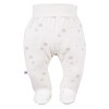 Baby set: bodysuit, footed pants, hat and ecru sleepsuit with teddy bears