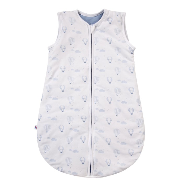 Baby sleeping bag white with balloons 0,5 TOG