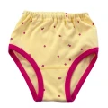 3-pack girls' cotton briefs lemon/white/pink floral