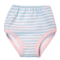 2-pack girls cotton briefs striped purple/pink