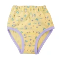 2-pack girls cotton briefs with cats yellow/pink