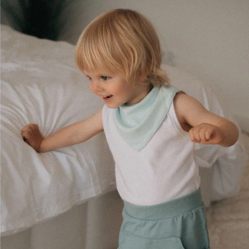 Baby scarf mint