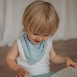 Baby scarf blue