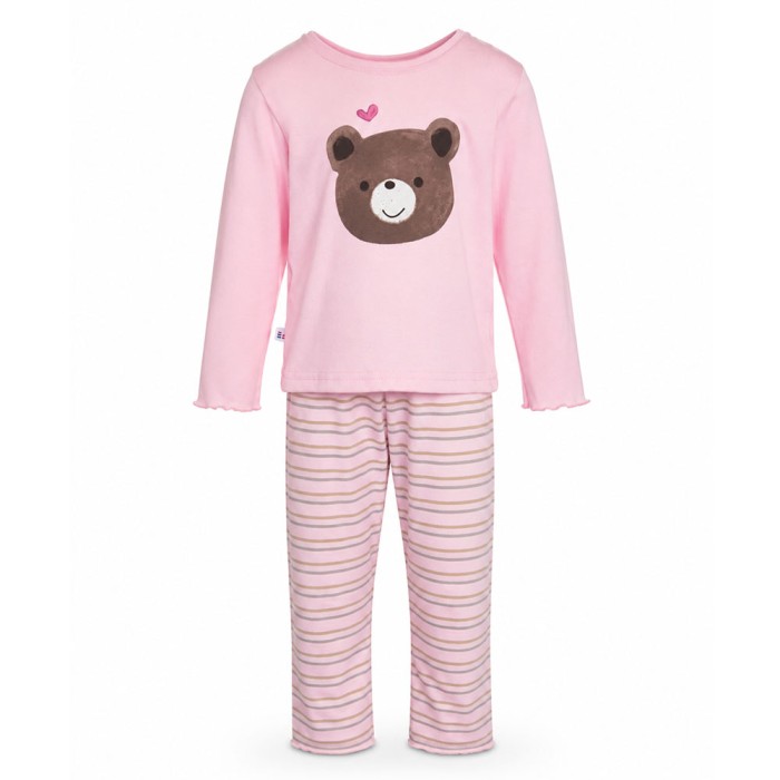 Pink children's bear pajamas