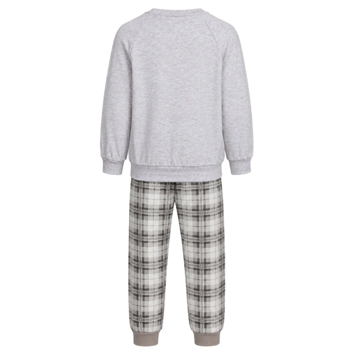Grey children's bear pajamas