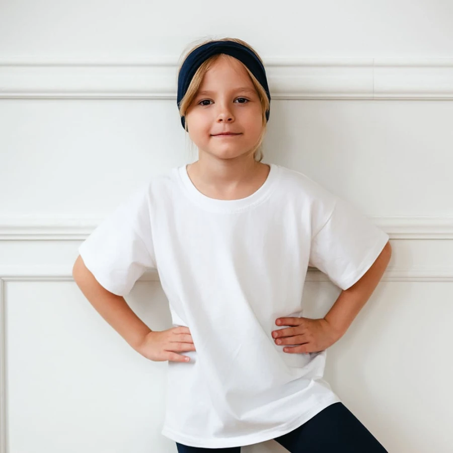 White premium basic children's T-shirt