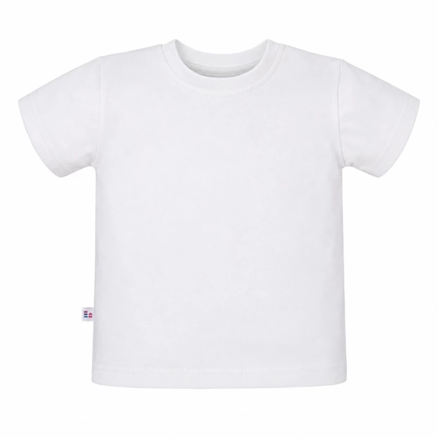White premium basic children's T-shirt