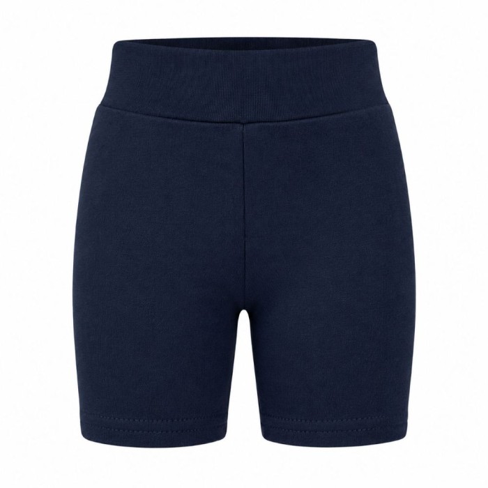 Navy blue basic children's cycling shorts