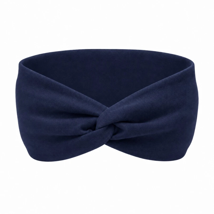 Navy blue basic girls’ headband
