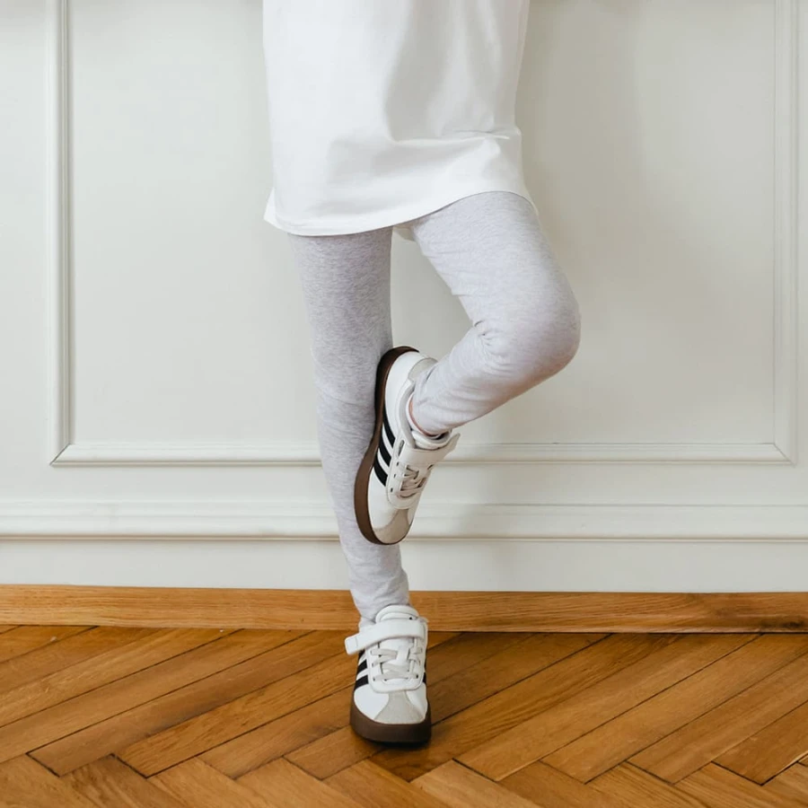 Grey basic children's leggings