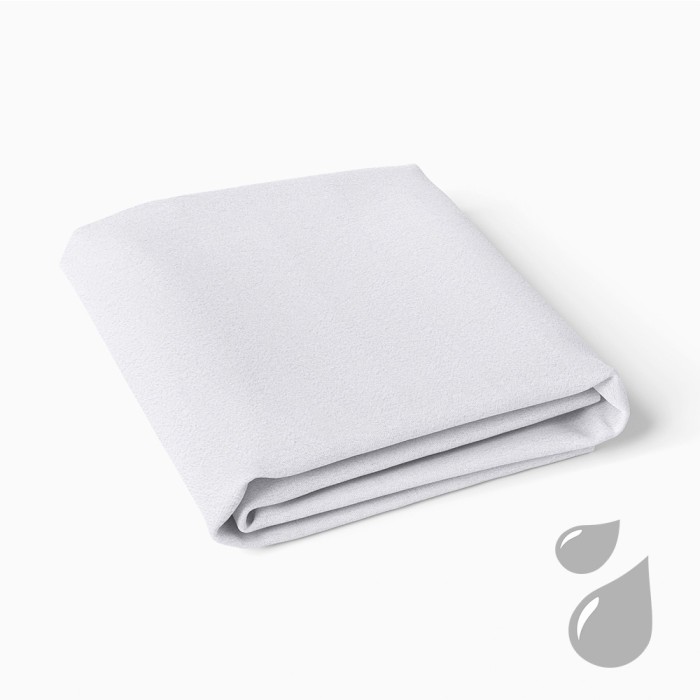 Waterproof mattress protector white