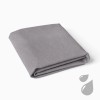 Waterproof mattress protector dark grey