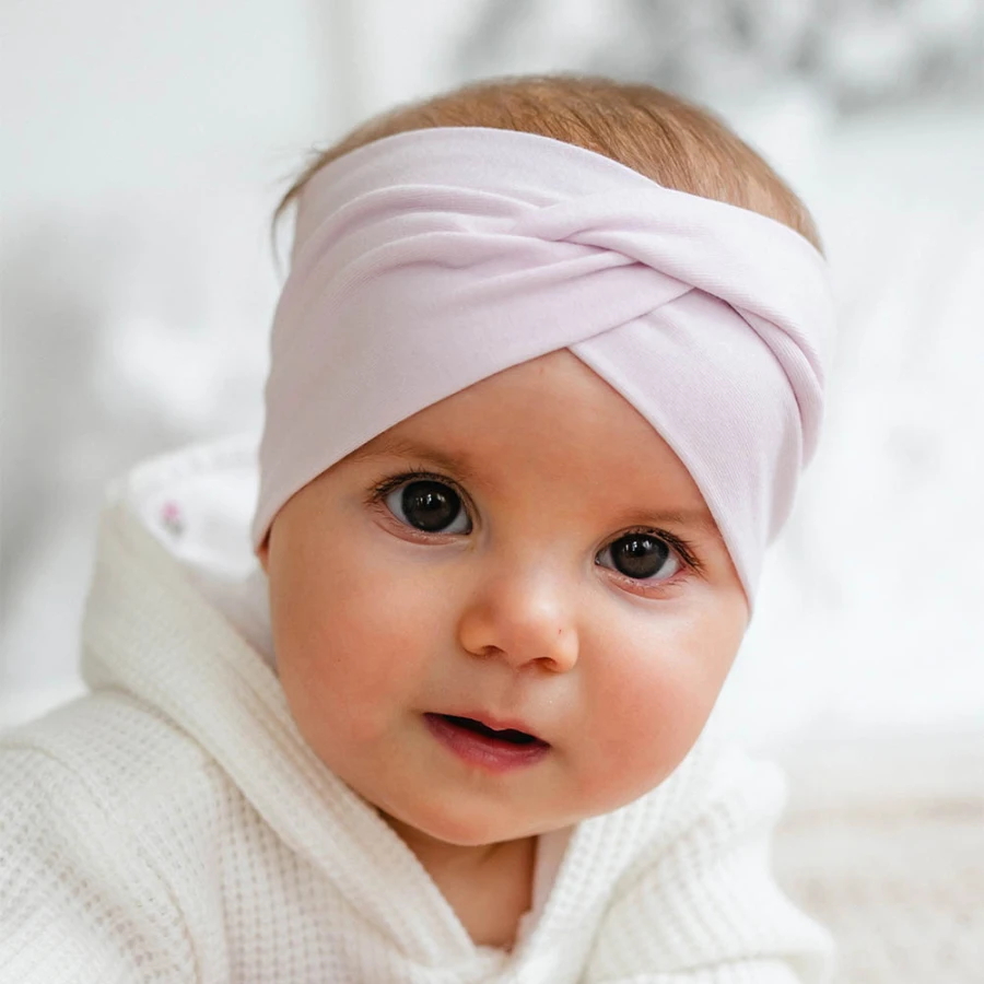 Girls' basic headband light pink