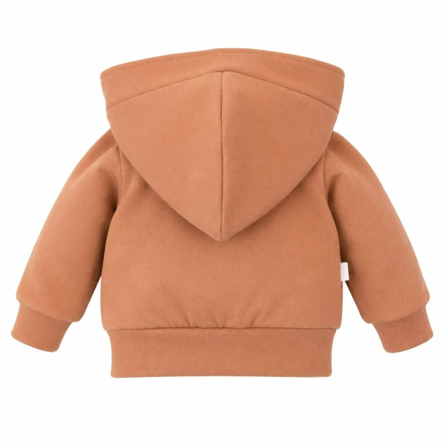 Brown children's tracksuit with embroidery