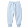 Blue children's tracksuit with hedgehog embroidery