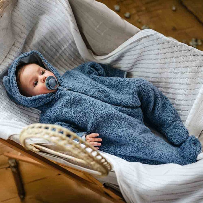 Sherpa baby romper