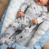 Baby footed pants with hedgehog
