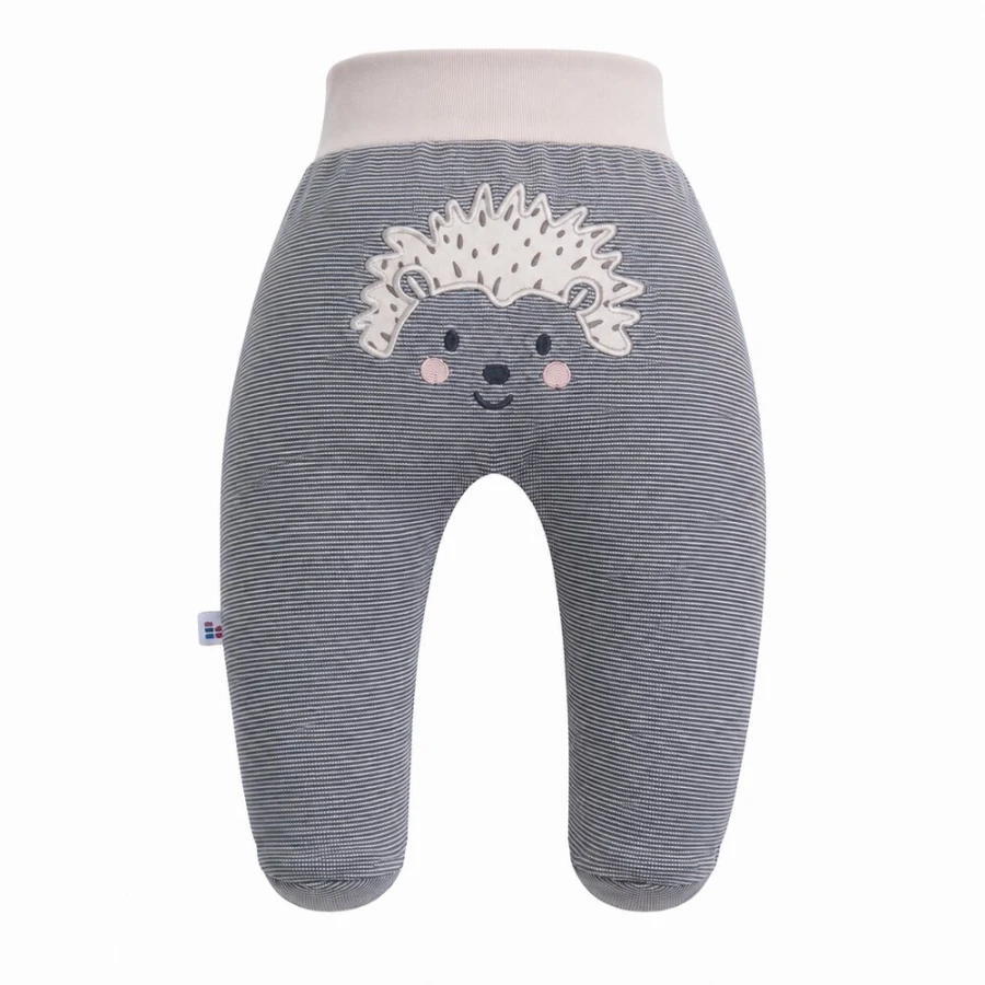 baby pants with hedgehog
