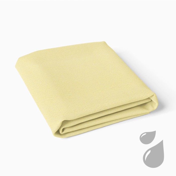 Yellow waterproof mattress protector 120x60