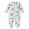 Baby sleepsuit with hedgehog print