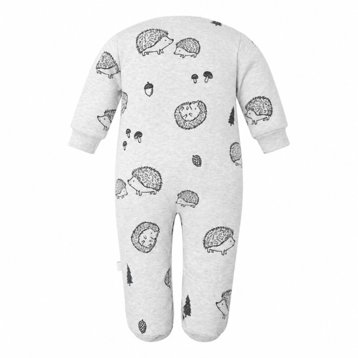 Grey baby sleepsuit
