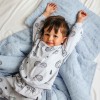 Grey children's hedgehog pyjamas