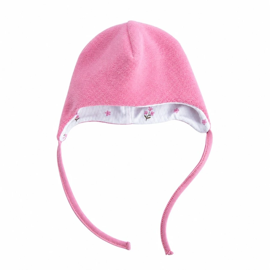 Girl’s fleece bonnet hat