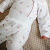 Baby footed leggings white
