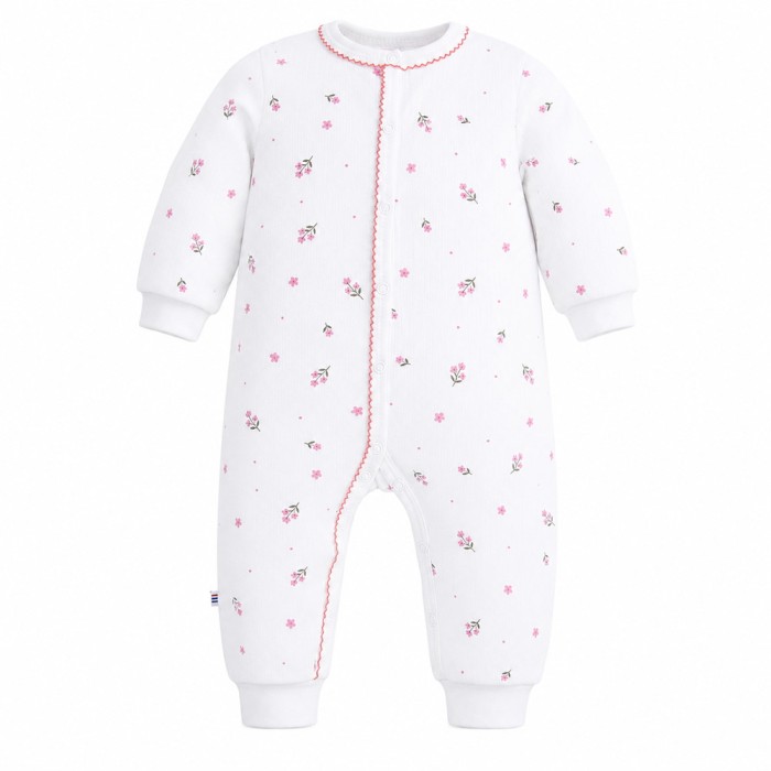 Girls' romper without feet white