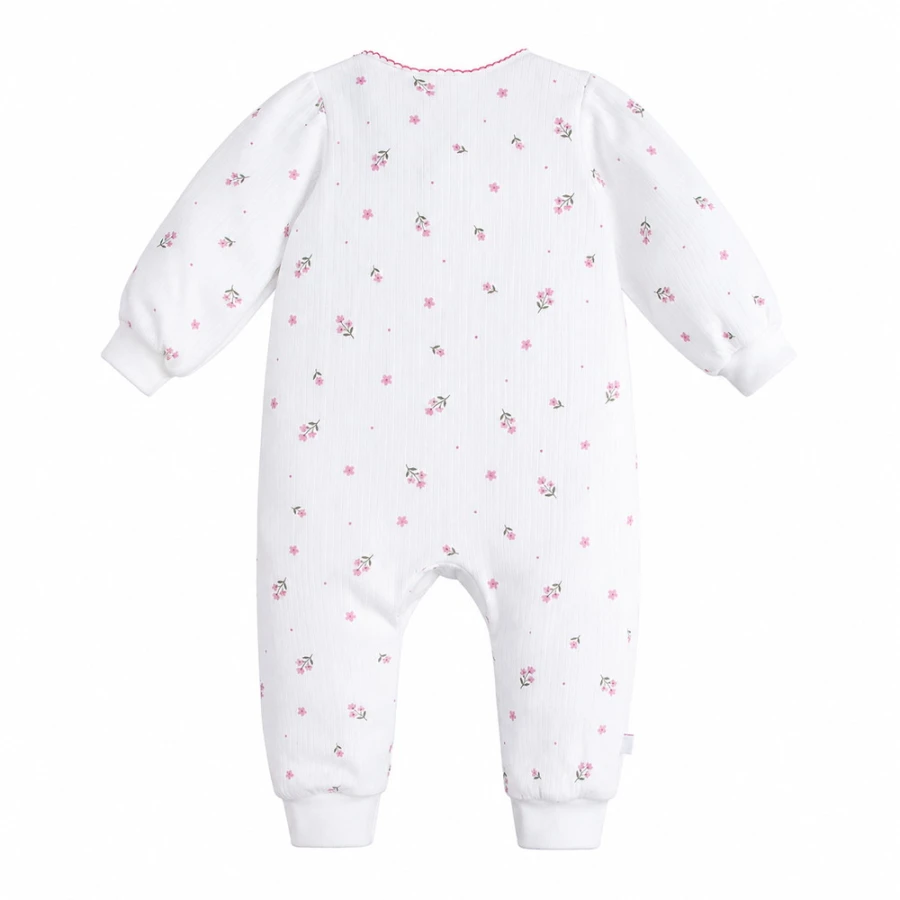 Romper with floral pattern