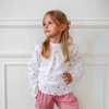 Girls' blouse with flowers